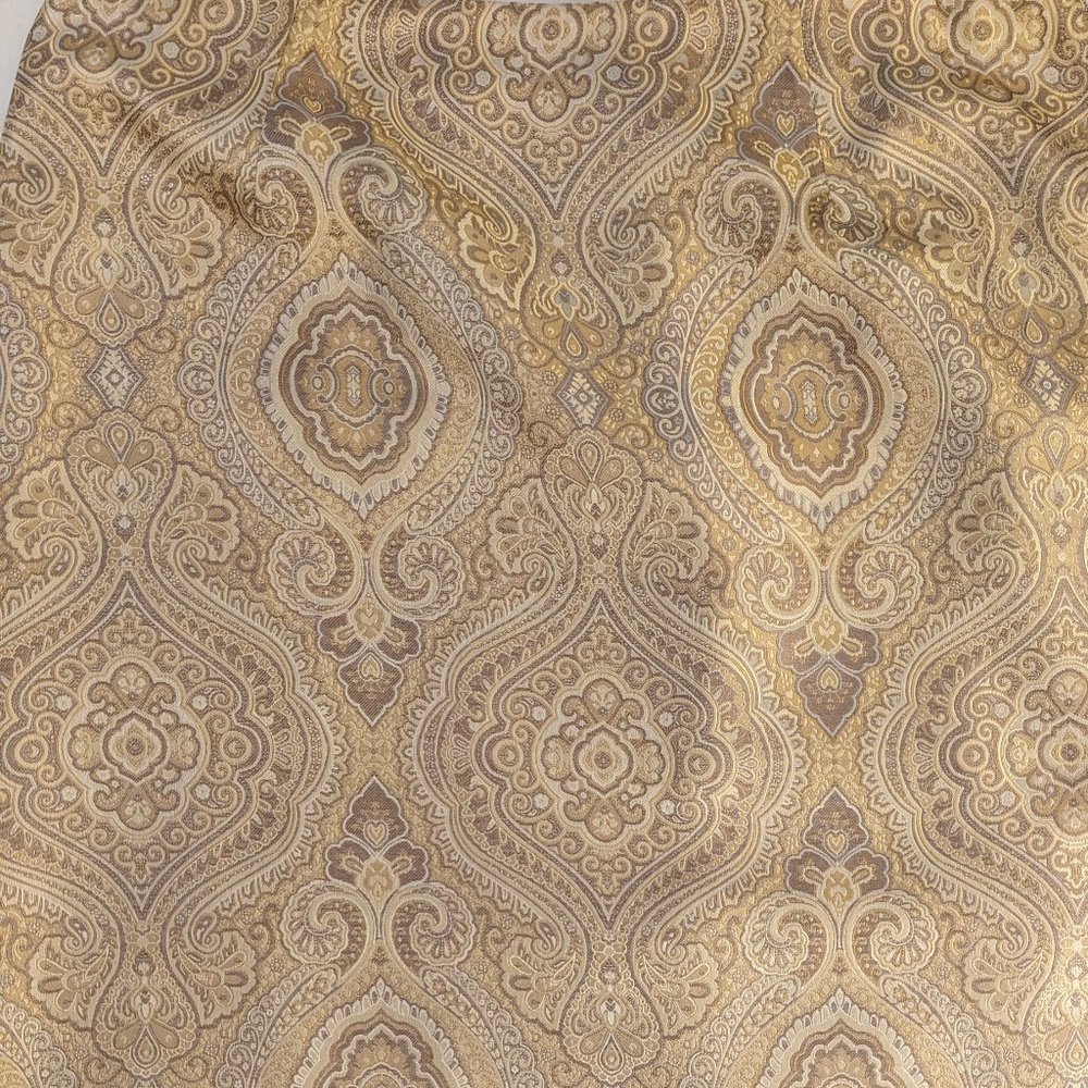 Talbots skirt, gold paisley